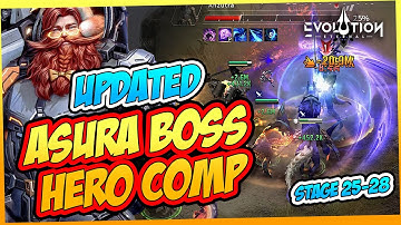 Ultimate Hero Composition Guide for Asura Boss | Updated Strategy! | Eternal Evolution