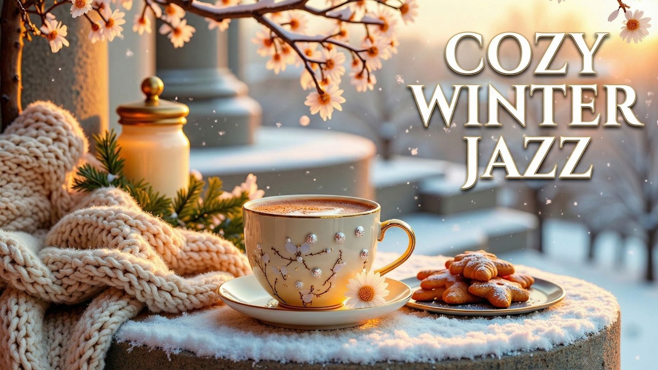 Cozy Winter Jazz 🧣 Relaxing Bossa Nova Music for Sleep, Reading and Stress Relief
