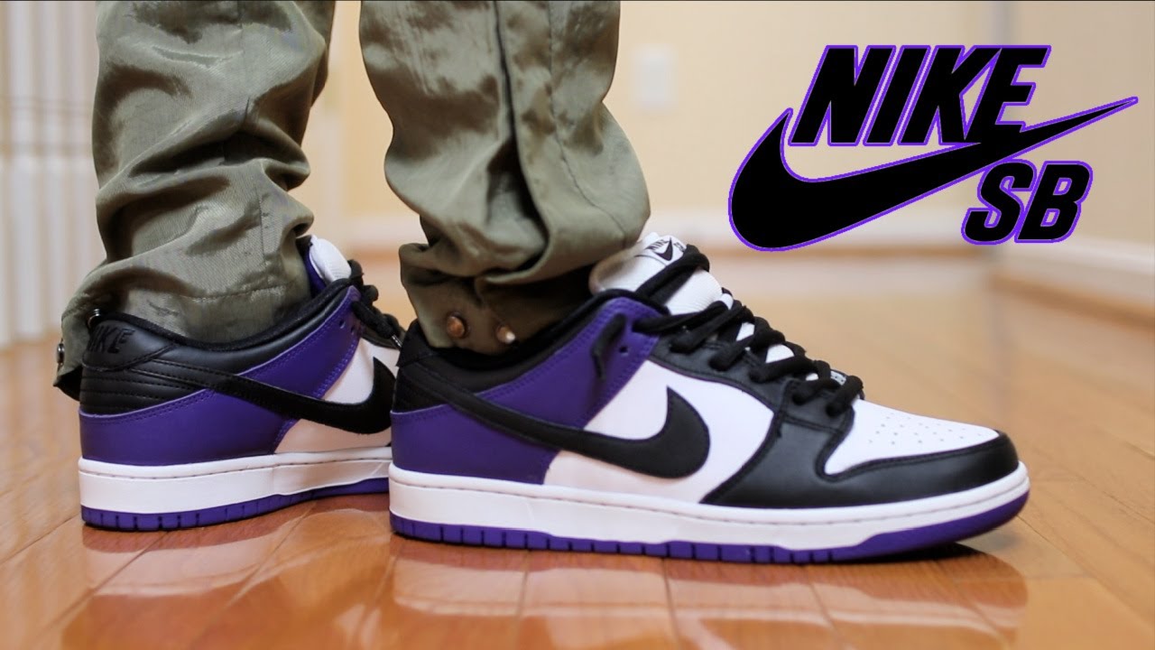 NIKE DUNK low SB court purple