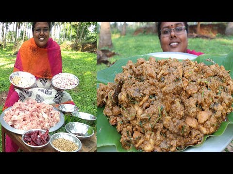 Traditional Chicken Varuval / Tasty Masala Chicken Fry / Village Cooking / Food Money Food