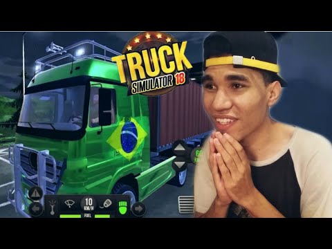ASMR JOGANDO TRUCK SIMULATOR 18!!