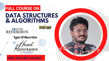 Head Recursion Explained | Identify Head Recursion with Flow & Base Case | DSA Course | Techie Uday