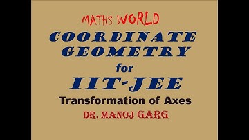 Transformation of axes IIT-JEE
