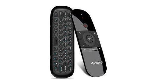 Designed by wechip：Wechip W1 Wireless Air Mouse Remote Control with full Keyboard