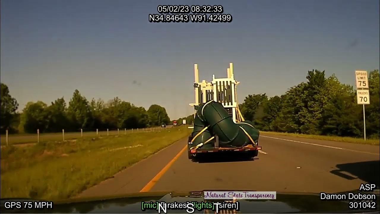 ASP D30 Pursuit Deported Felon May 02, 2023 Interstate 40 Arkansas