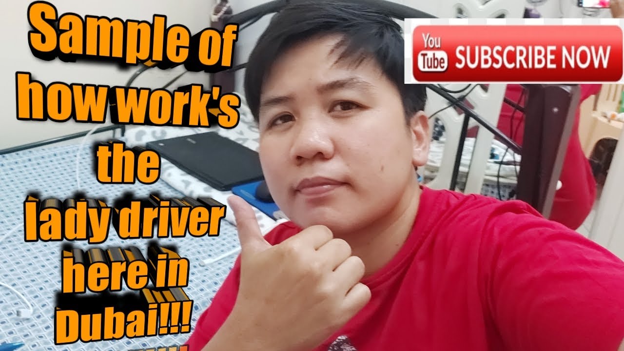 How the Lady driver of Dubai works in a day??