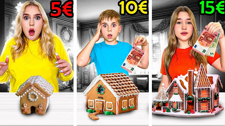 QUI CONSTRUIRA LA MEILLEURE MAISON DE NOËL COMESTIBLE !