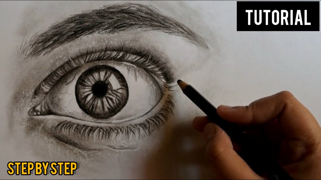 How to Draw Eyes Step by Step Realistic Eye Drawing Tutorial