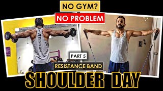 Shoulder Day - Resistance Band Complete Gym Workout Part 5 Of 7 Fitness My Life