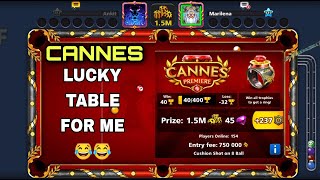 Playing cannes table first time in 8ball pool #8ballpool screenshot 5