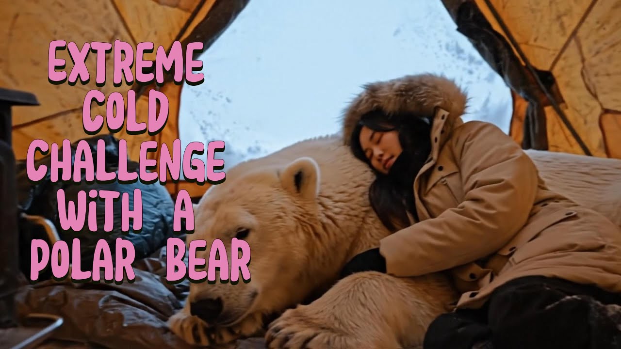 Sleeping with a Polar Bear in -50°C! 😱 Extreme Cold Challenge Gone Wrong? | Kirin Frozen