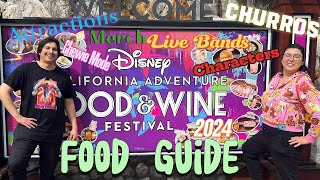 Disney's Food and Wine Festival Guide 2024 #disney #food #magicalchicanos