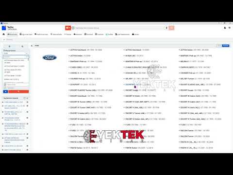 TecDoc Online Orijinal Parça Numarası Bulma | YekTek Cihaz