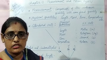 SCIENCE, CLASS-6, CHAPTER-11 MEASUREMENT AND  MOTION(PHYSICS)
