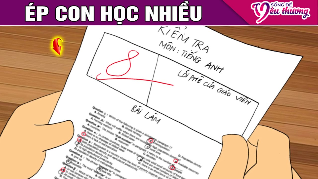 Phim Hoạt Hình Mới Nhất - ÉP CON HỌC NHIỀU - Truyện Cổ Tích - Quà Tặng Cuộc Sống - Phim Hay