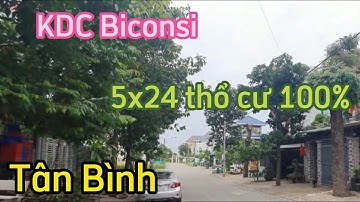 09. Bán đất KDC Biconsi Dĩ An Bình Dương, dt 5x24 121m tc100%,đường nhựa vỉa hè giá 3,45 tỷ bao sổ.