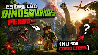 Sobrevivo a dinosaurios de TERROR en MINECRAFT
