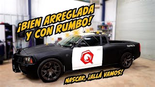 ¡Mi Hellcat Dodge Charger Ute fue la sensación en la carrera de Nascar, pero apenas logré llegar!