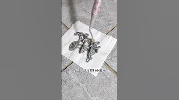 Silver Kastar Epoxy Tile Grout with silver tile effect display