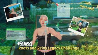 ep 01 meet eden ♡ | roots & reins legacy challenge | a sims 4 lets play