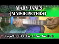 MARY JANES ( MAISIE PETERS ) BASIC CHORDS TUTORIAL GUITAR