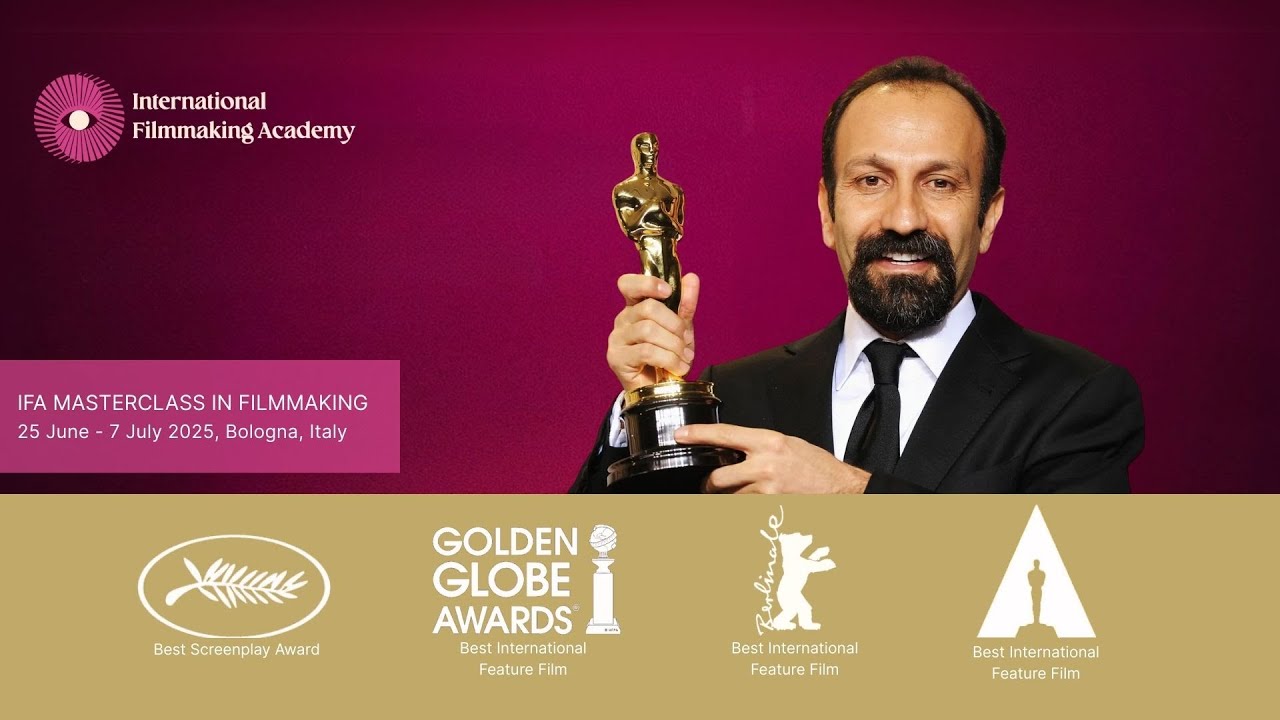 IFA MASTERCLASS with ASGHAR FARHADI, Bologna, Italy 2025