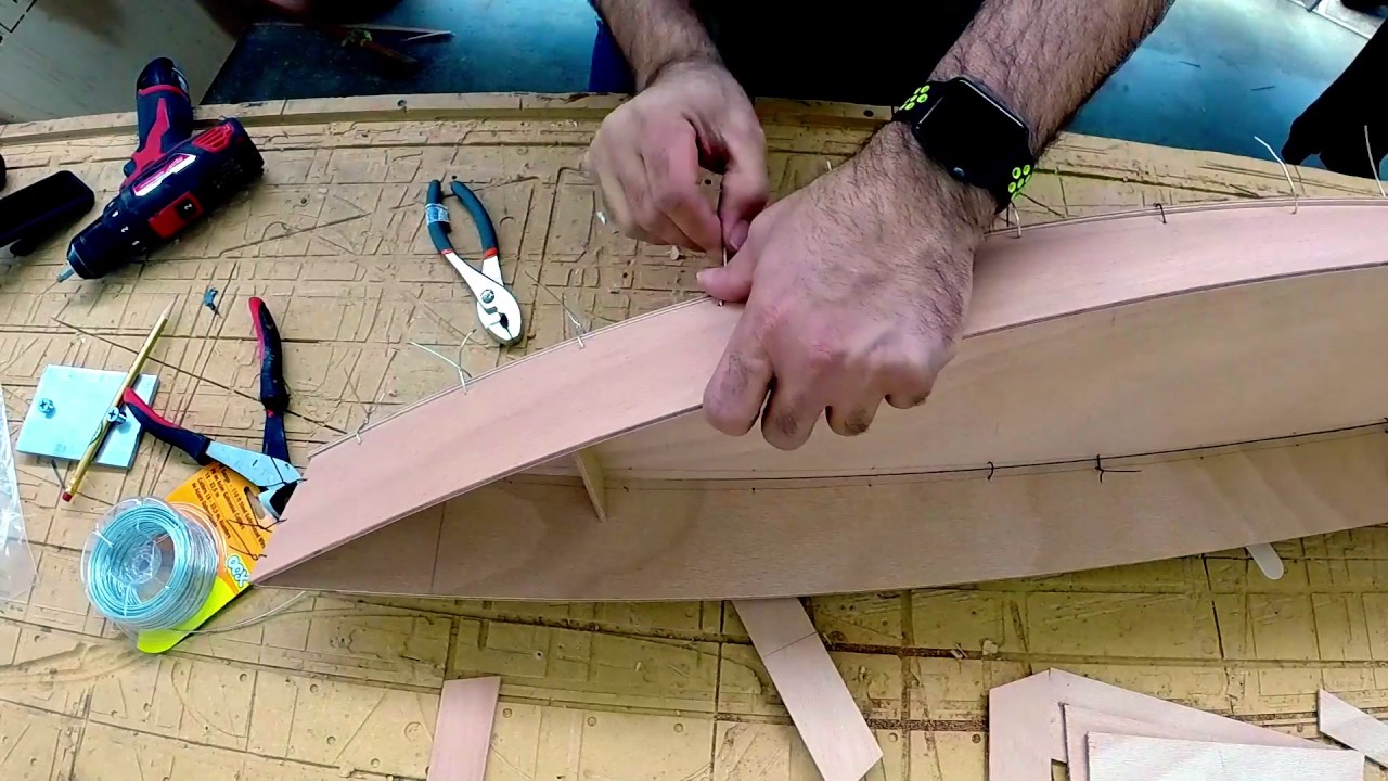 one secret: stitch and glue paddle board