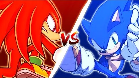 Sonic Vs Knuckles - Sprite Animation