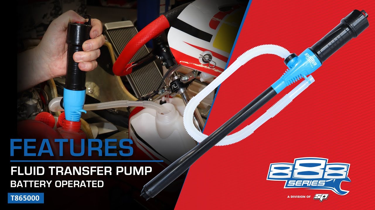 888 SERIES FLUID TRANSFER PUMP - BATTERY OPERATED - SP TOOLS