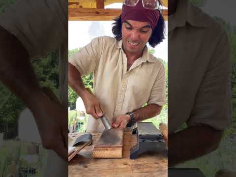 Sharpening a Gouge by Hand
