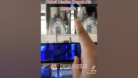 Bisnis Depot Air Minum Isi Ulang Modern Mewah dengan 6 Pengisian #depotairminum