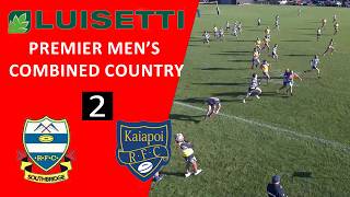 Luisetti Seeds Premier Men's Combined Country R2 - Southbridge vs Kaiapoi