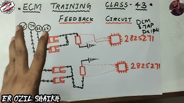 Ecm Training Class-43 | Feedback Delphi Dcm 3.7AP Ecm low side only | Injector section | Er Ozil...