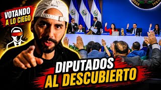 ¿Votación a ciegas? Diputados de Nayib quedan expuestos en plena sesión