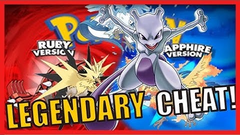 Pokemon Ruby/Sapphire LEGENDARY CHEAT CODES
