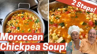 Moroccan Chickpea Soup - Magda & Blaine React!!!