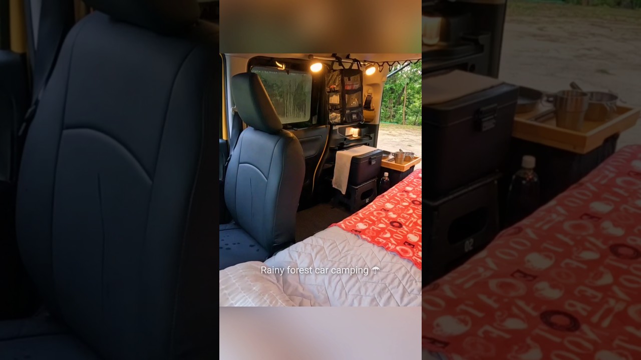 ☔ Cozy Rain Camping 👇