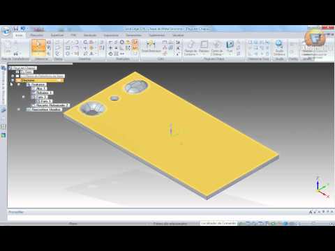 Espelhamento (Mirror) de features no Solid Edge