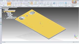 Espelhamento (Mirror) de features no Solid Edge