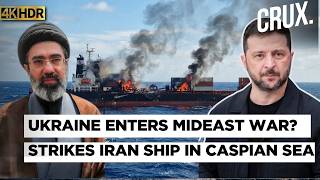 Ukraine Strikes Iranian Military Cargo Vessel in Caspian Sea, Tehran Blasts ‘Act of Aggression’ | 4K