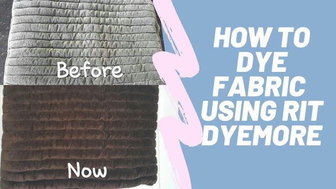 How to Dye Fabric With Rit Dye