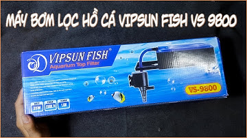 Review 📷Máy Bơm Lọc Hồ Cá Vipsun Fish VS 9800