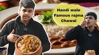 Unique Handi Wale Rajma Chawal 1 and only in Delhi NCR | Street Food of Ghaziabad