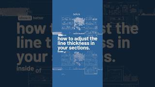 how to adjust the line thickness of your sections