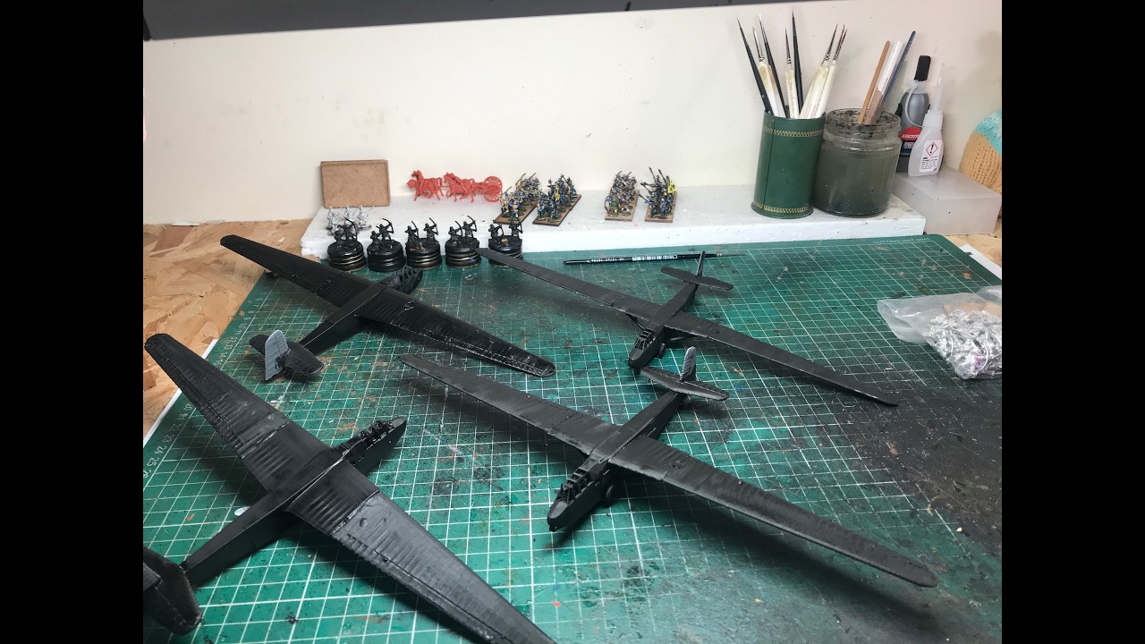 Resin German ww2 glider kits and more Wars of The Roses!