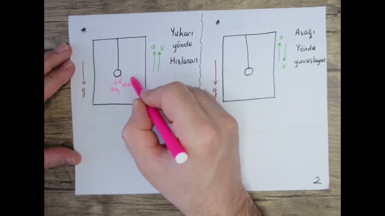 Newton'un Hareket Kanunları 6 asansör soruları  #fizik #newton #11sınıf