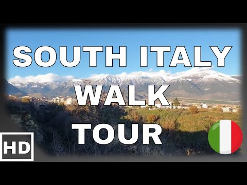 WALKING TOUR SOUTHERN ITALY | New Year's day | Discover Italy 🇮🇹 hidden gems | 2021 HD | RELAXING