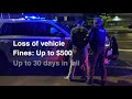 Street racing can cost you