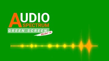 Audio Spectrum[Green Screen]Model-14 Free Download | Editing Take