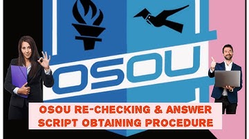 #OSOU_Re_Checking & Answer Script Obtaining Procedure Creative Writing